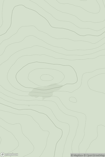 Thumbnail image for Creag Liath [Loch Tay to Perth] showing contour plot for surrounding peak